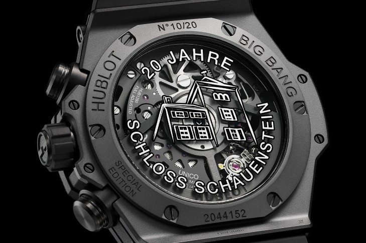 宇舶表推出Big Bang Unico All Black Schloss Schauenstein限量腕表（图）